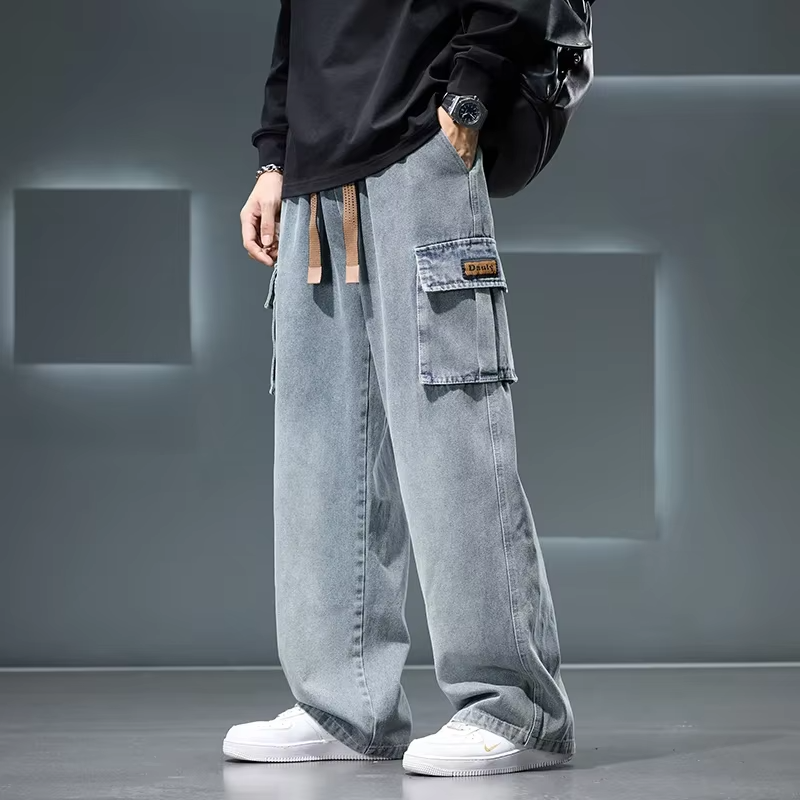 Wide Leg Cargo Pants - HESTON MANOR