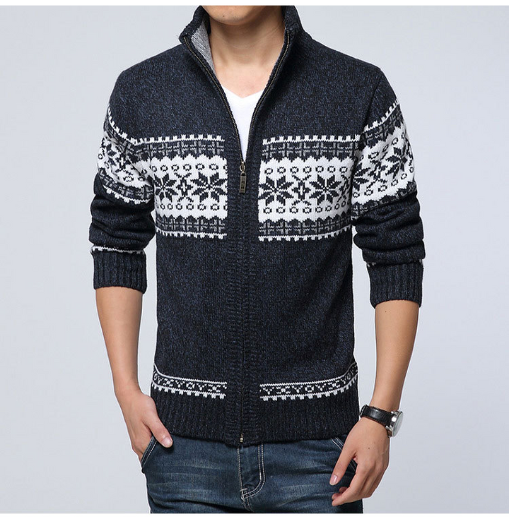 Men’s Nordic Zip Sweater - Heston Manor