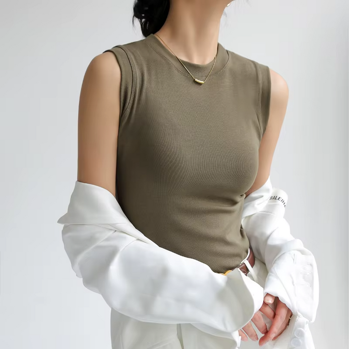Spring Breeze Fitted Tank - HESTON MANOR