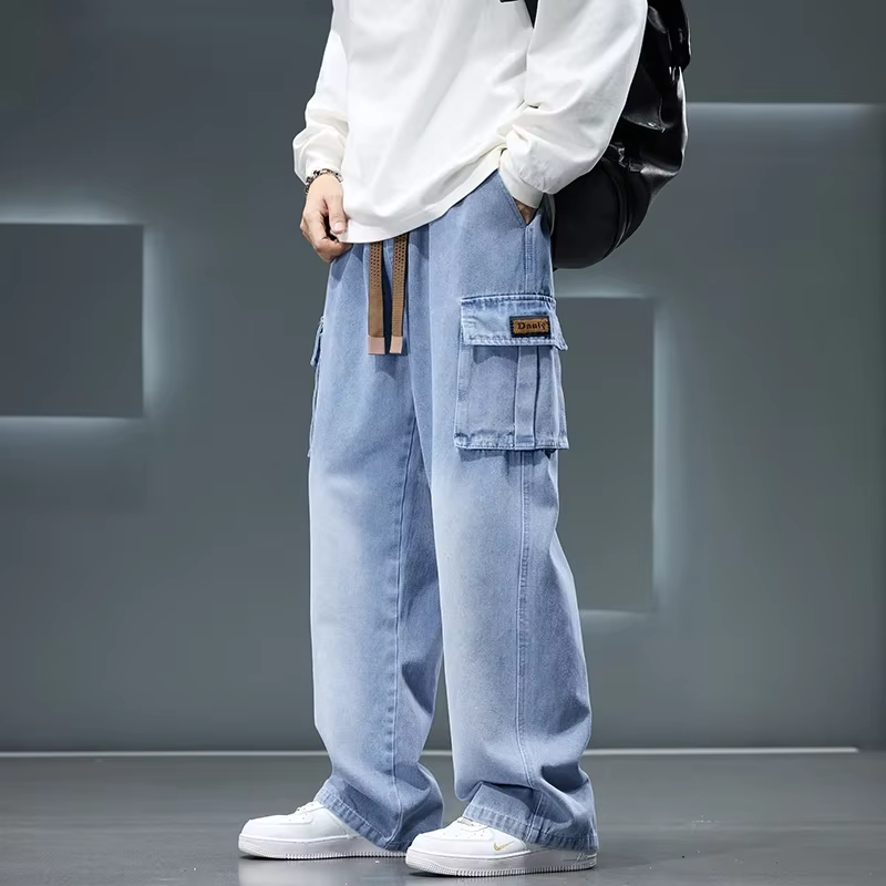 Wide Leg Cargo Pants - HESTON MANOR
