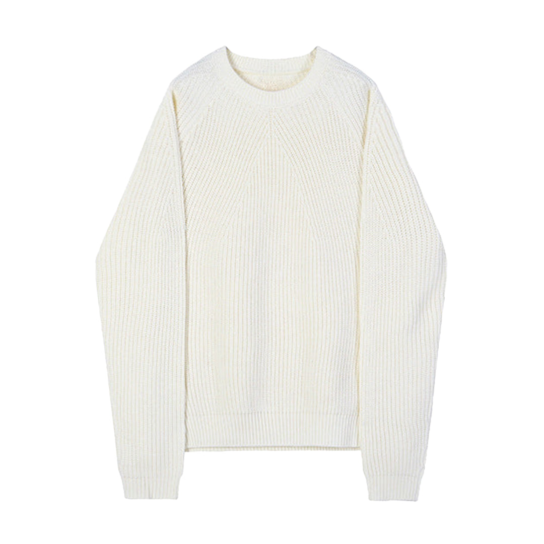 Men’s Ribbed Knit Crew Sweater