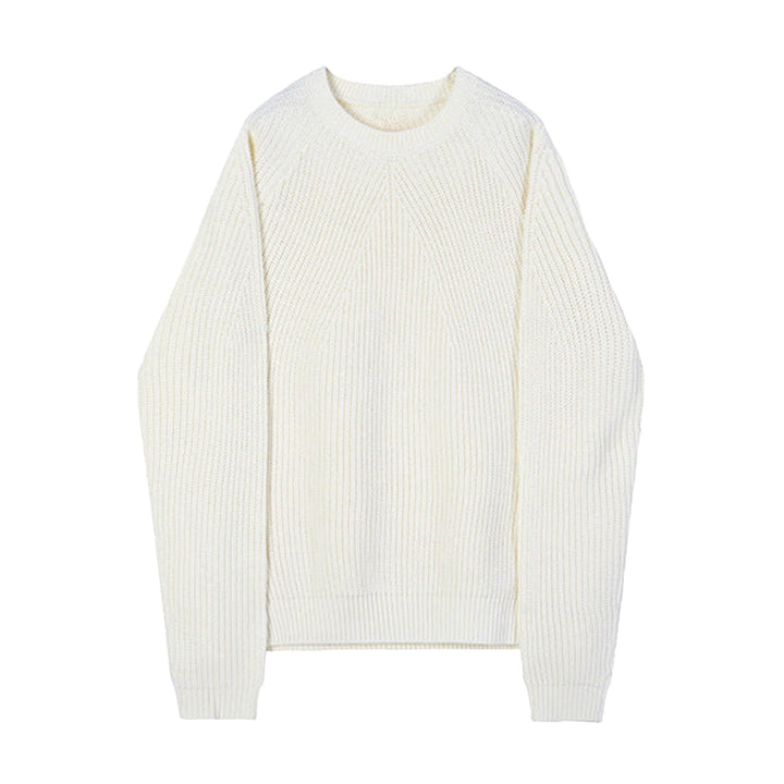 Men’s Ribbed Knit Crew Sweater