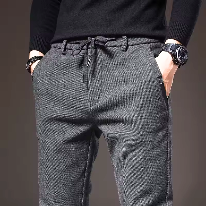 Men’s Slim Fit Performance Pants - Heston Manor