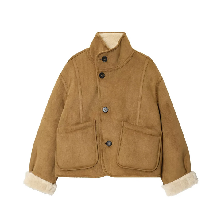 Women’s Reversible Faux-Shearling Coat