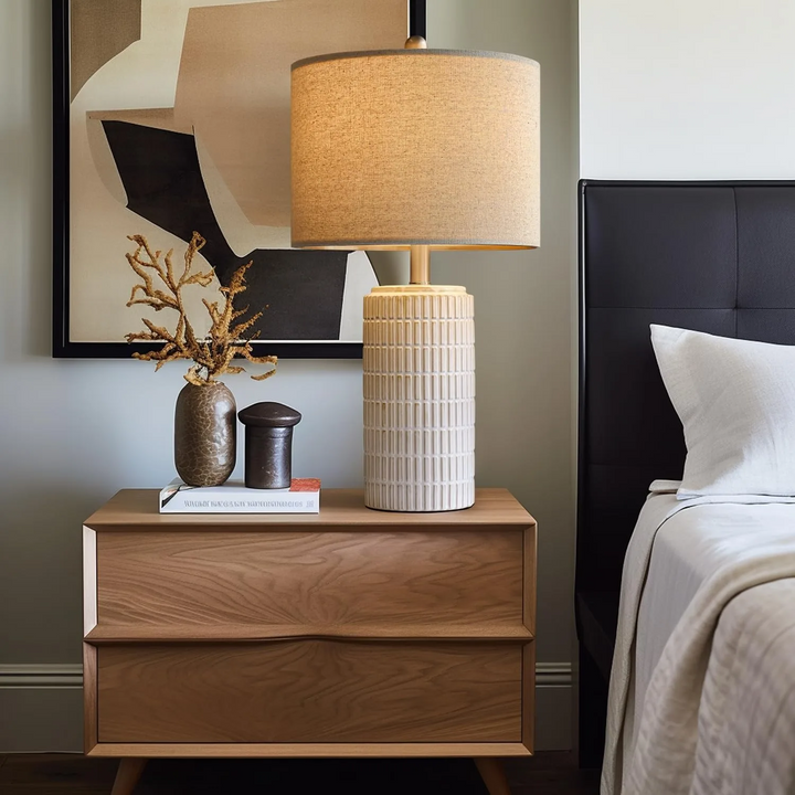 Sculptural Ceramic Table Lamp - Heston Manor