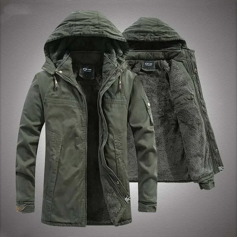 Men’s Heavyweight Hooded Winter Coat