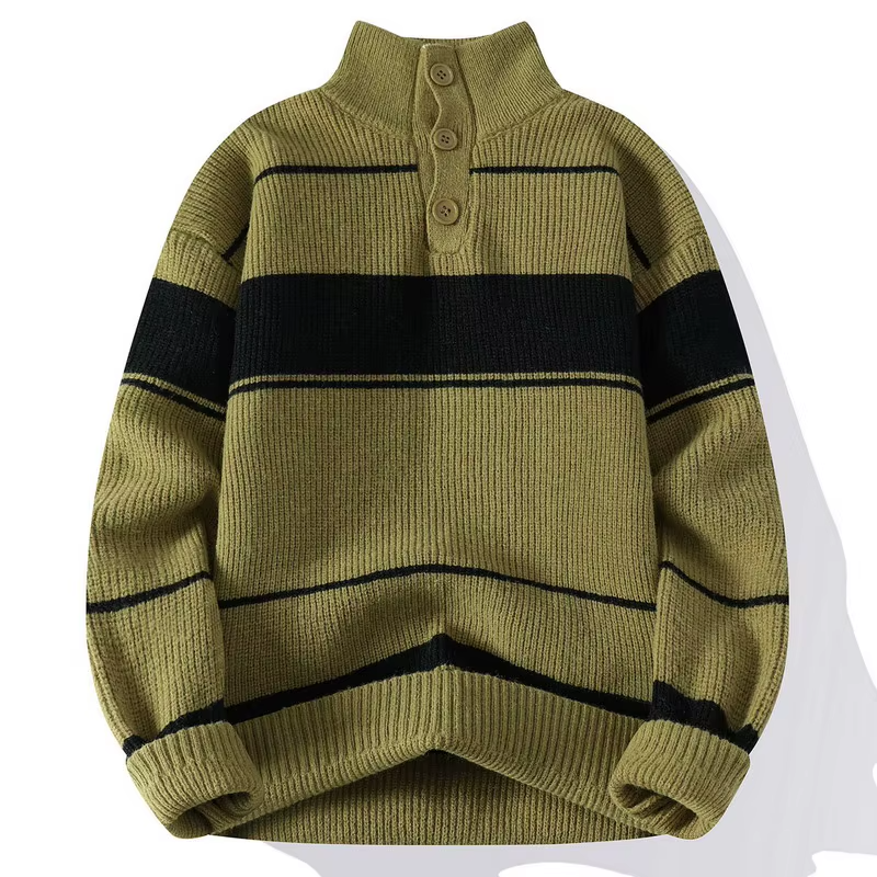 3-Button Pullover - HESTON MANOR