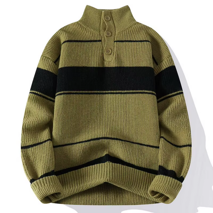 3-Button Pullover - HESTON MANOR