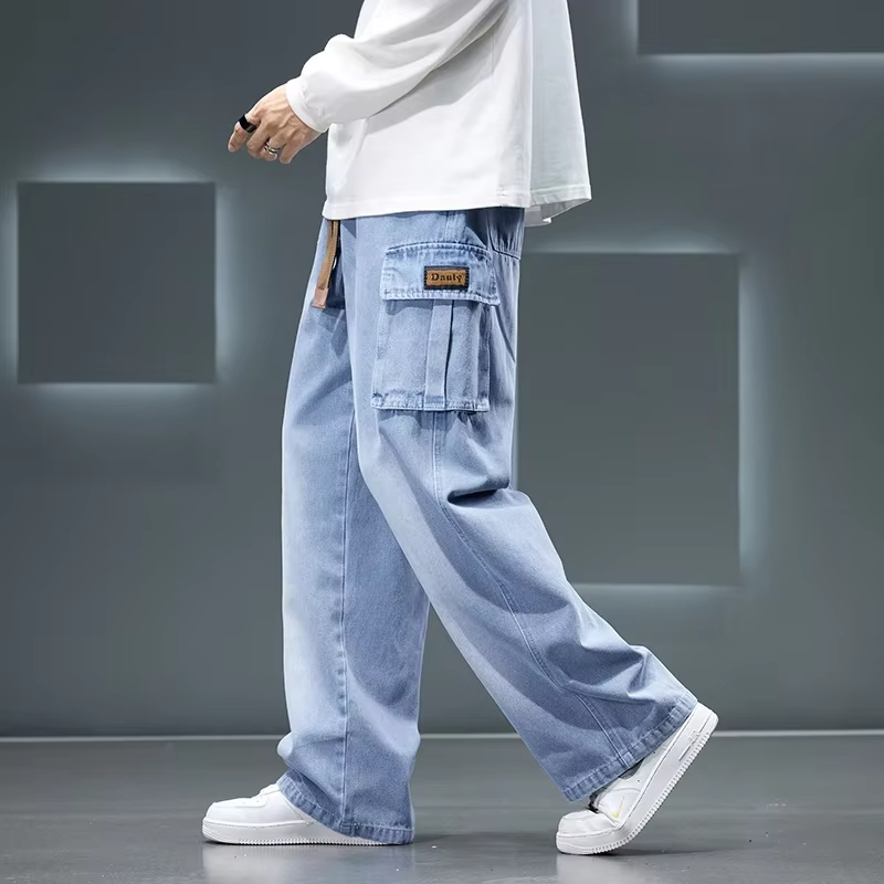 Wide Leg Cargo Pants - HESTON MANOR