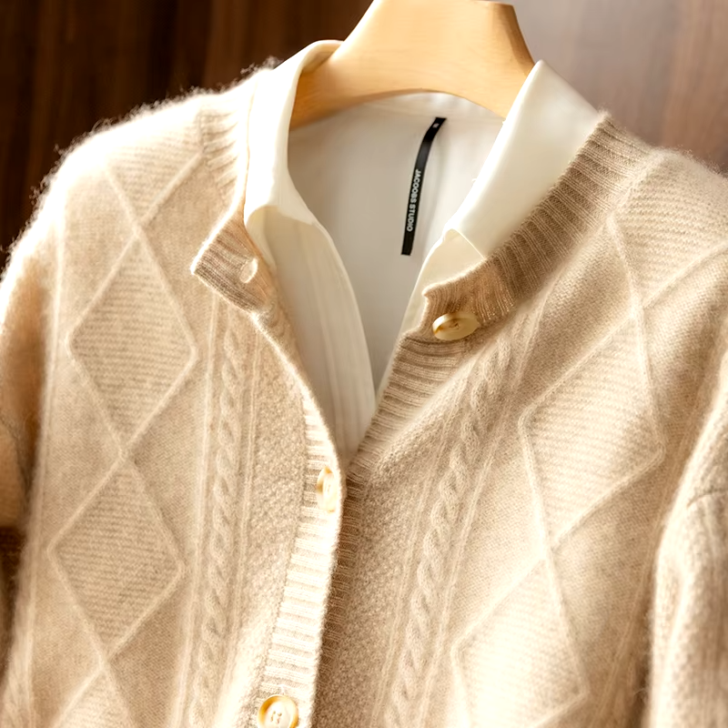 Cable Knit Cardigan - HESTON MANOR