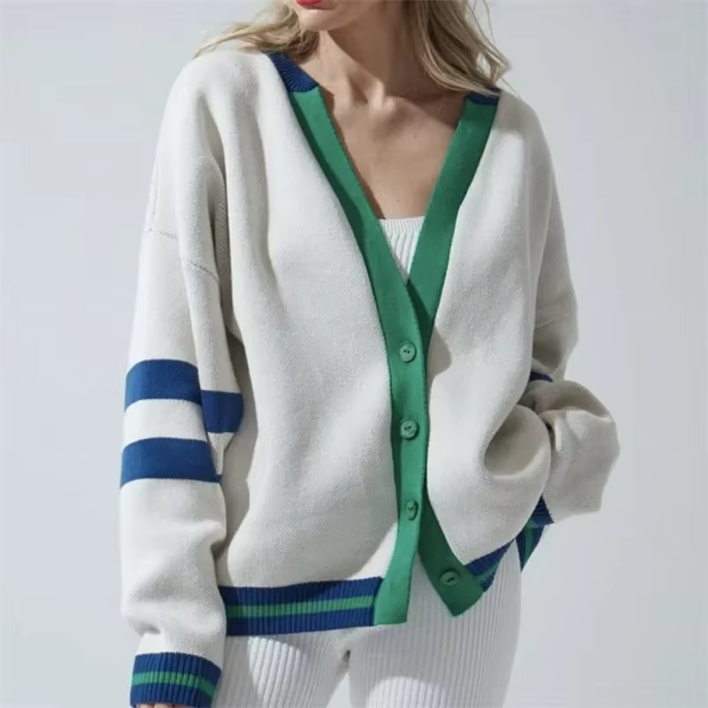 Cozy V-Neck Cardigan - HESTON MANOR
