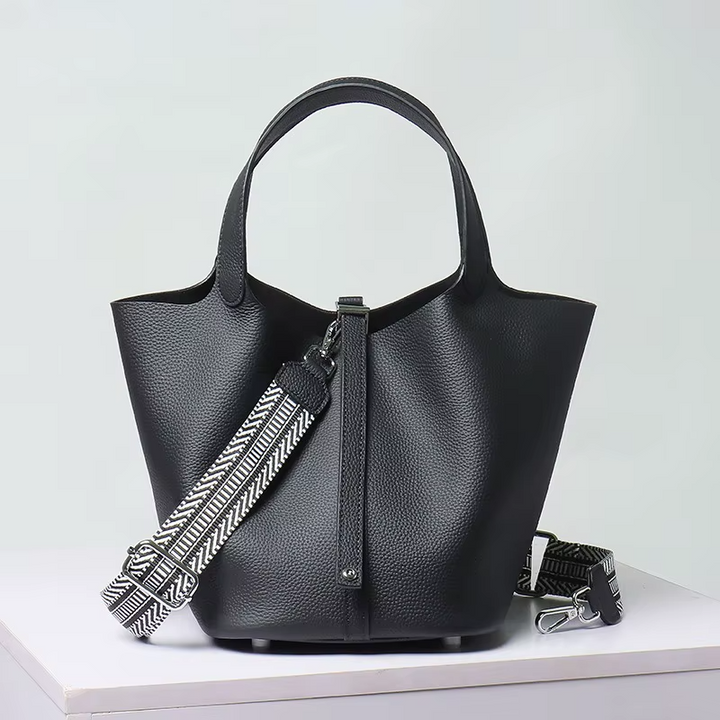 Textured Sheepskin Handbag - HESTON MANOR