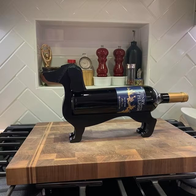 Dachshund Wine Bottle Holder - HESTON MANOR