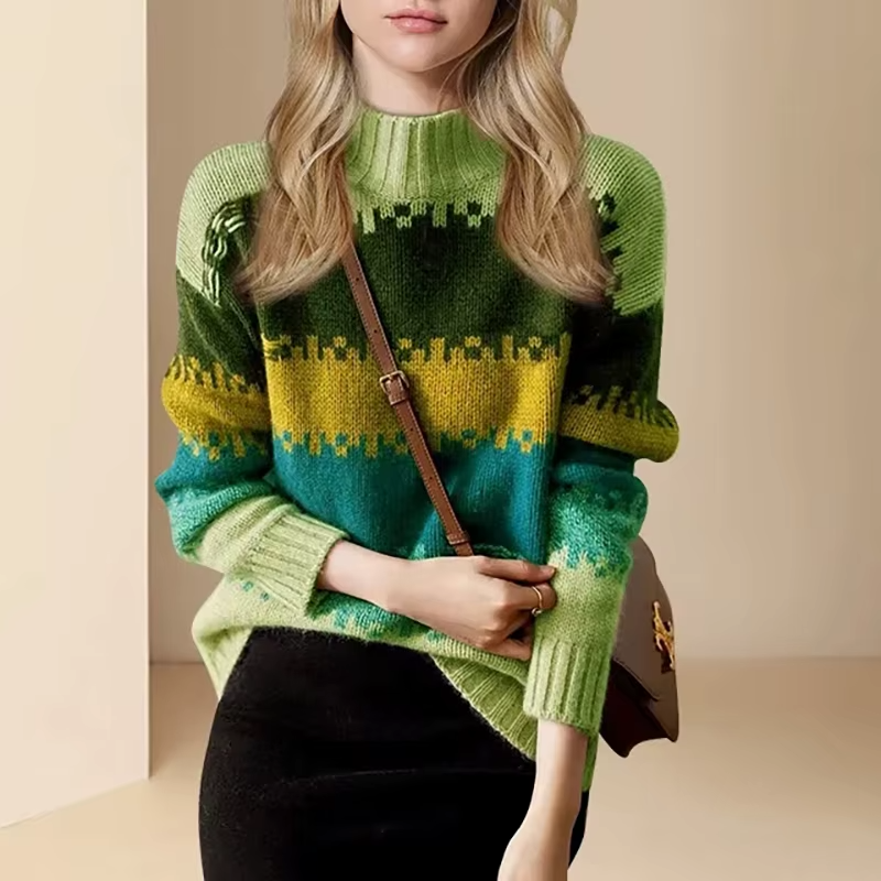 Knitted Pixel Pullover - HESTON MANOR