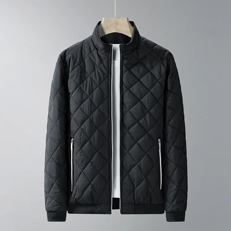 Men’s Quilted Stand-Collar Jacket - Heston Manor