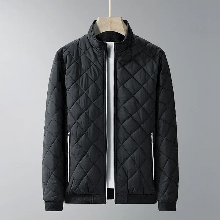 Men’s Quilted Stand-Collar Jacket - Heston Manor