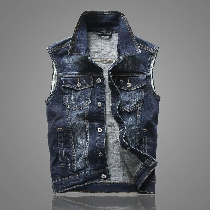 Men’s Denim Vest - Heston Manor