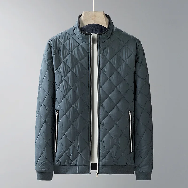 Men’s Quilted Stand-Collar Jacket - Heston Manor