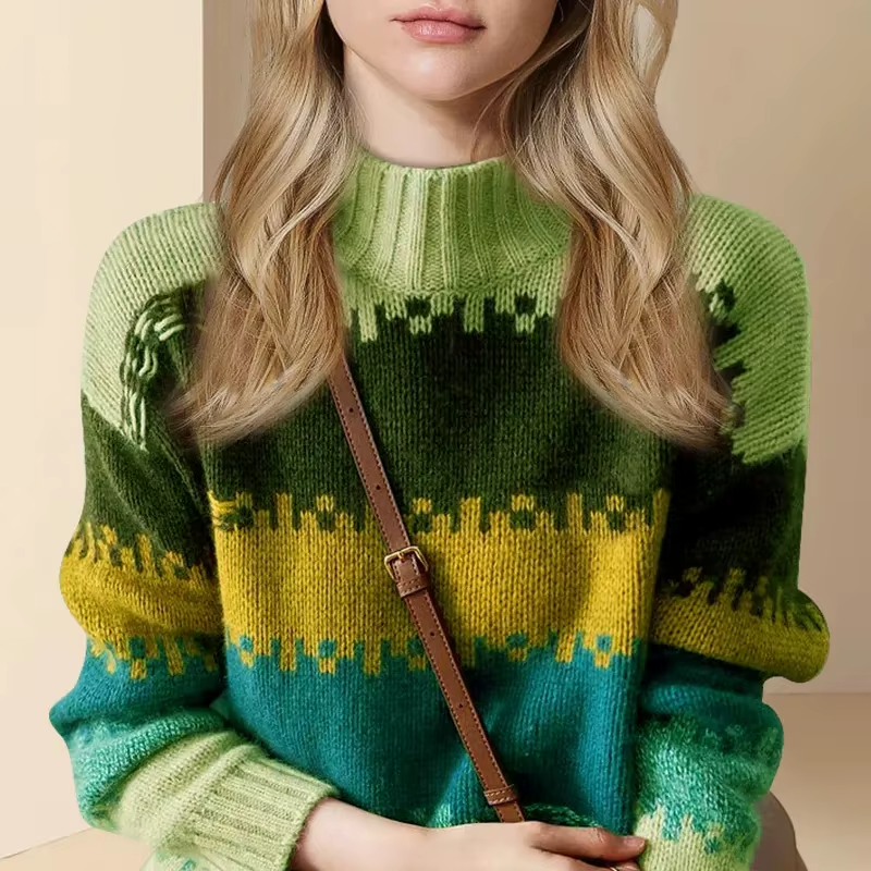 Knitted Pixel Pullover - HESTON MANOR