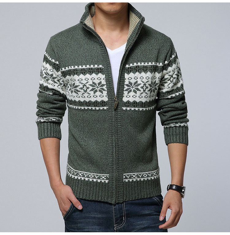 Men’s Nordic Zip Sweater - Heston Manor