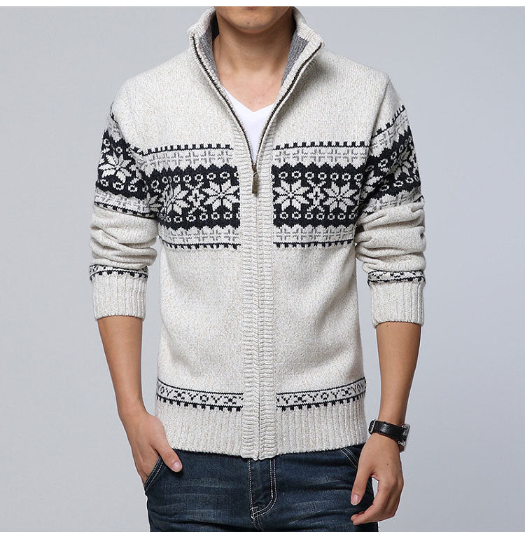 Men’s Nordic Zip Sweater - Heston Manor