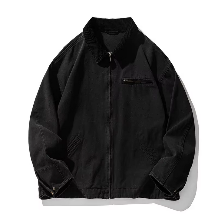 Women's Black Oversized Detroit Utility Jacket