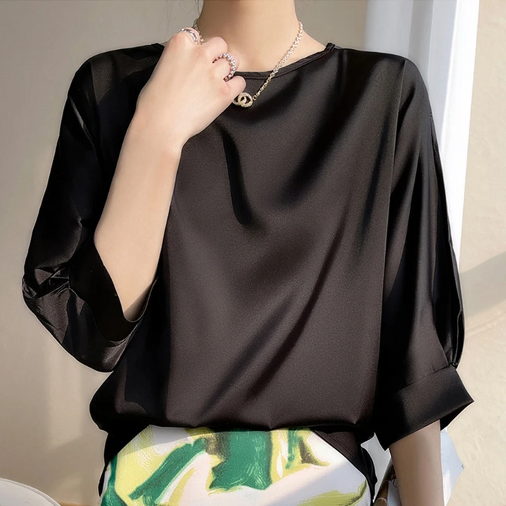 Women’s Satin Blouse - Heston Manor