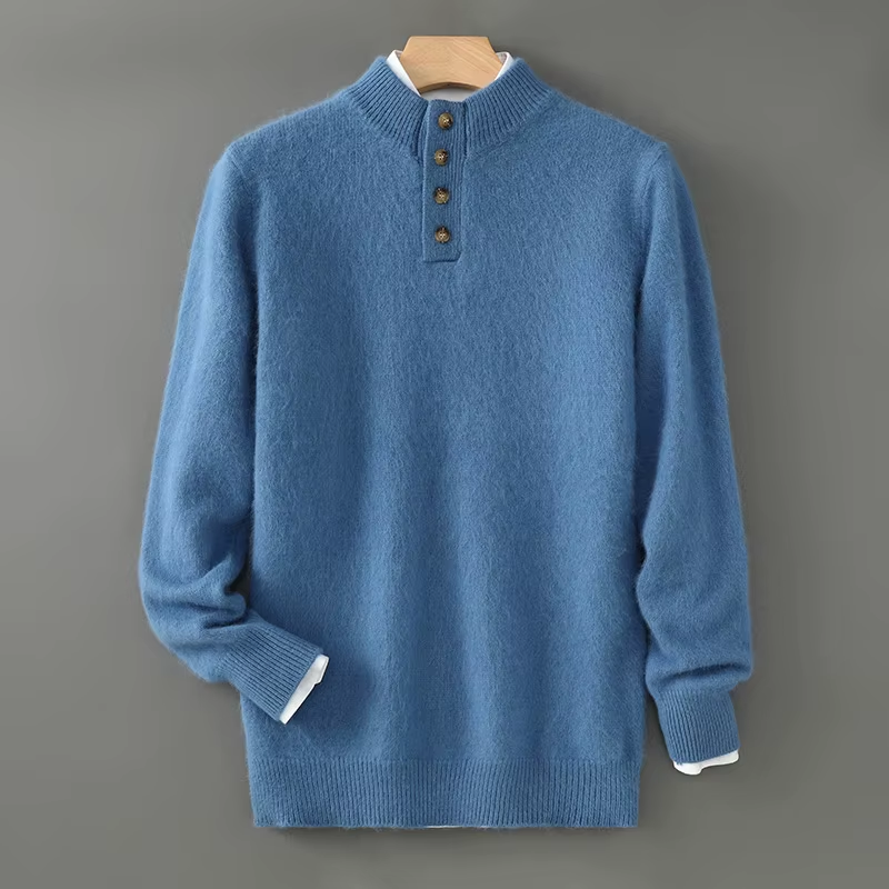 Men’s Mink Cashmere Sweater - Heston Manor