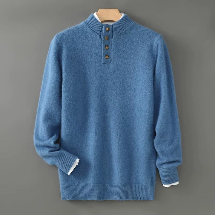 Men’s Mink Cashmere Sweater - Heston Manor