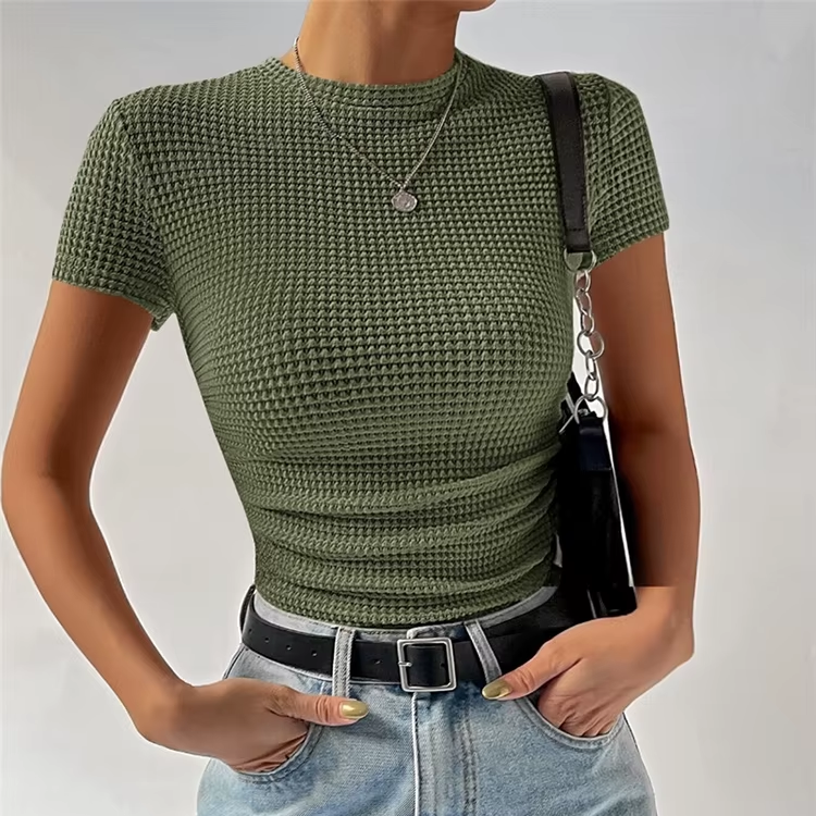 Waffle Knit Short Sleeve - HESTON MANOR