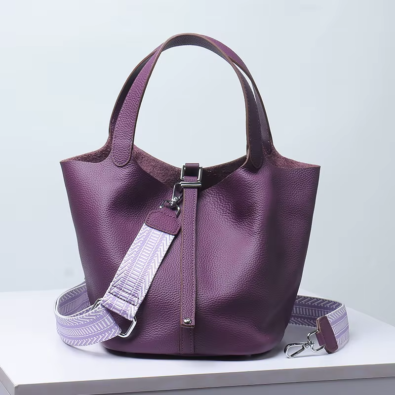 Textured Sheepskin Handbag - HESTON MANOR
