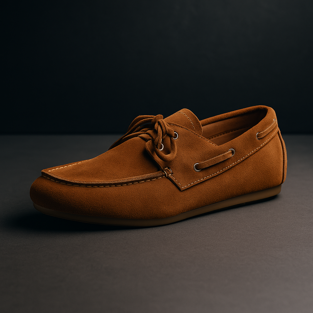 Women’s Suede Boat Shoes - Heston Manor