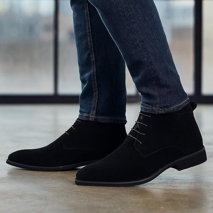 Men’s James Bond Style Suede Desert Boots - Heston Manor