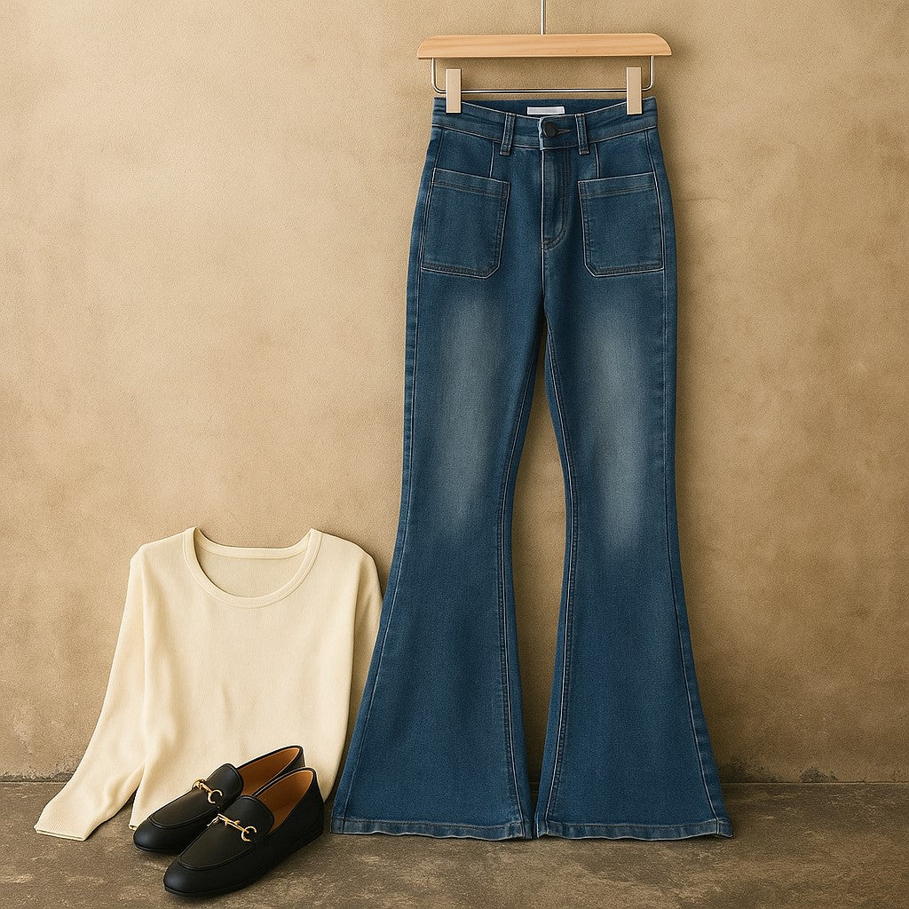 Women’s Boot-Cut Tailored Denim - Heston Manor