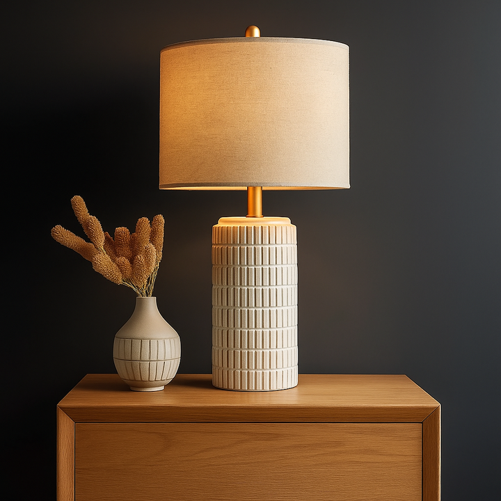 Sculptural Ceramic Table Lamp - Heston Manor