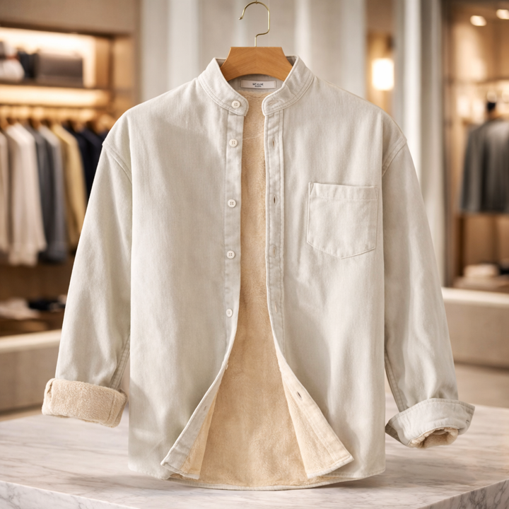 Men’s Lined Corduroy Utility Shirt Jacket