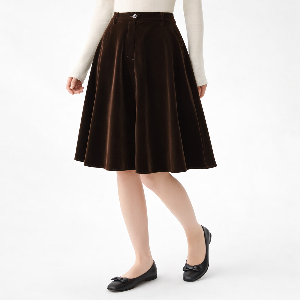 Women’s A-Line Midi Skirt