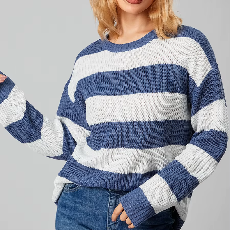 Color Stripe Pullover - HESTON MANOR