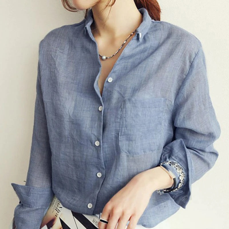 Traditional Cotton Blouse - HESTON MANOR