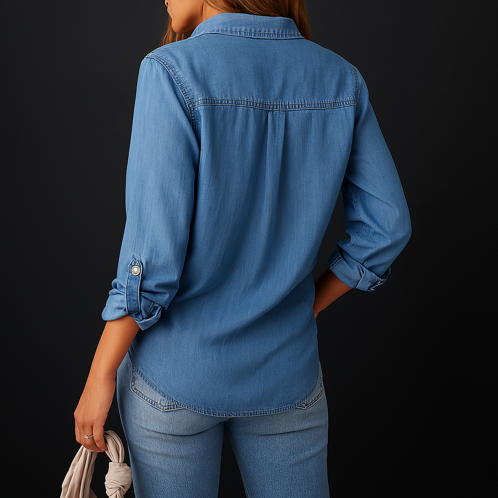 Chic Denim Button Down - HESTON MANOR