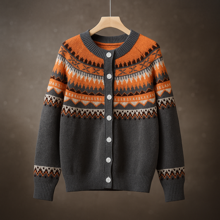 Women’s Autumn Fair Isle Knit Cardigan