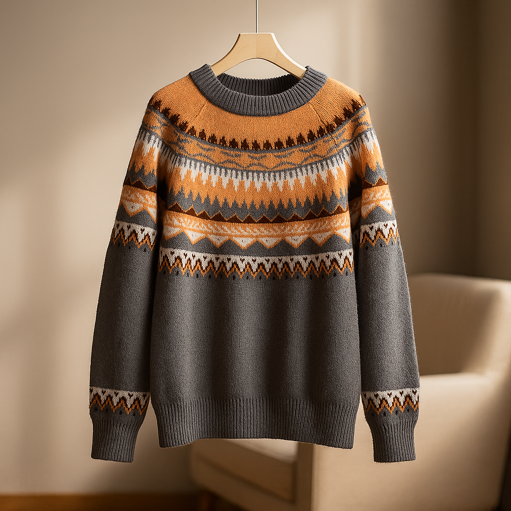 Women’s Autumn Fair Isle Knit Cardigan