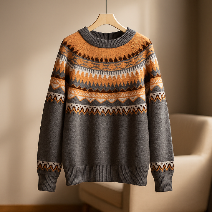 Women’s Autumn Fair Isle Knit Cardigan
