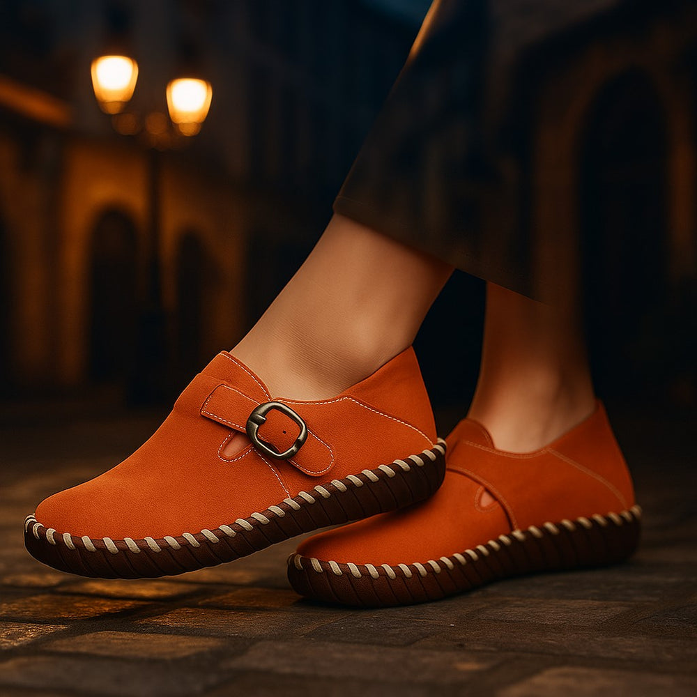 Women's Mary Jane Flats with Accent - Heston Manor