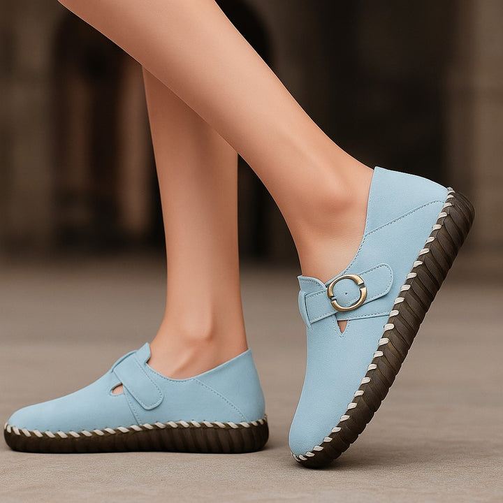 Women's Mary Jane Flats with Accent - Heston Manor