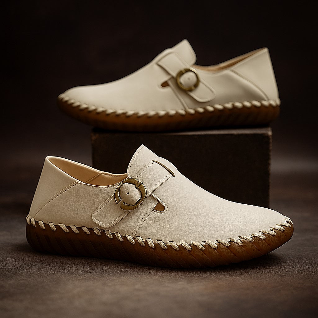 Women's Mary Jane Flats with Accent - Heston Manor