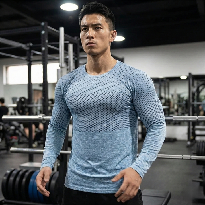 Men’s Quick Dry Long Sleeve Athletic Top