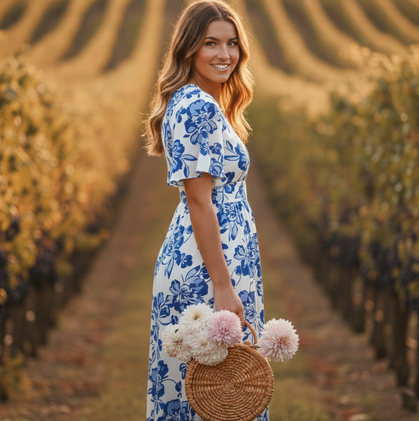 Bloom & Vine Maxi Dress - Heston Manor