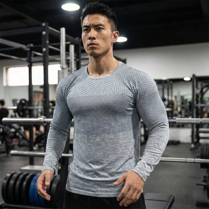 Men’s Quick Dry Long Sleeve Athletic Top