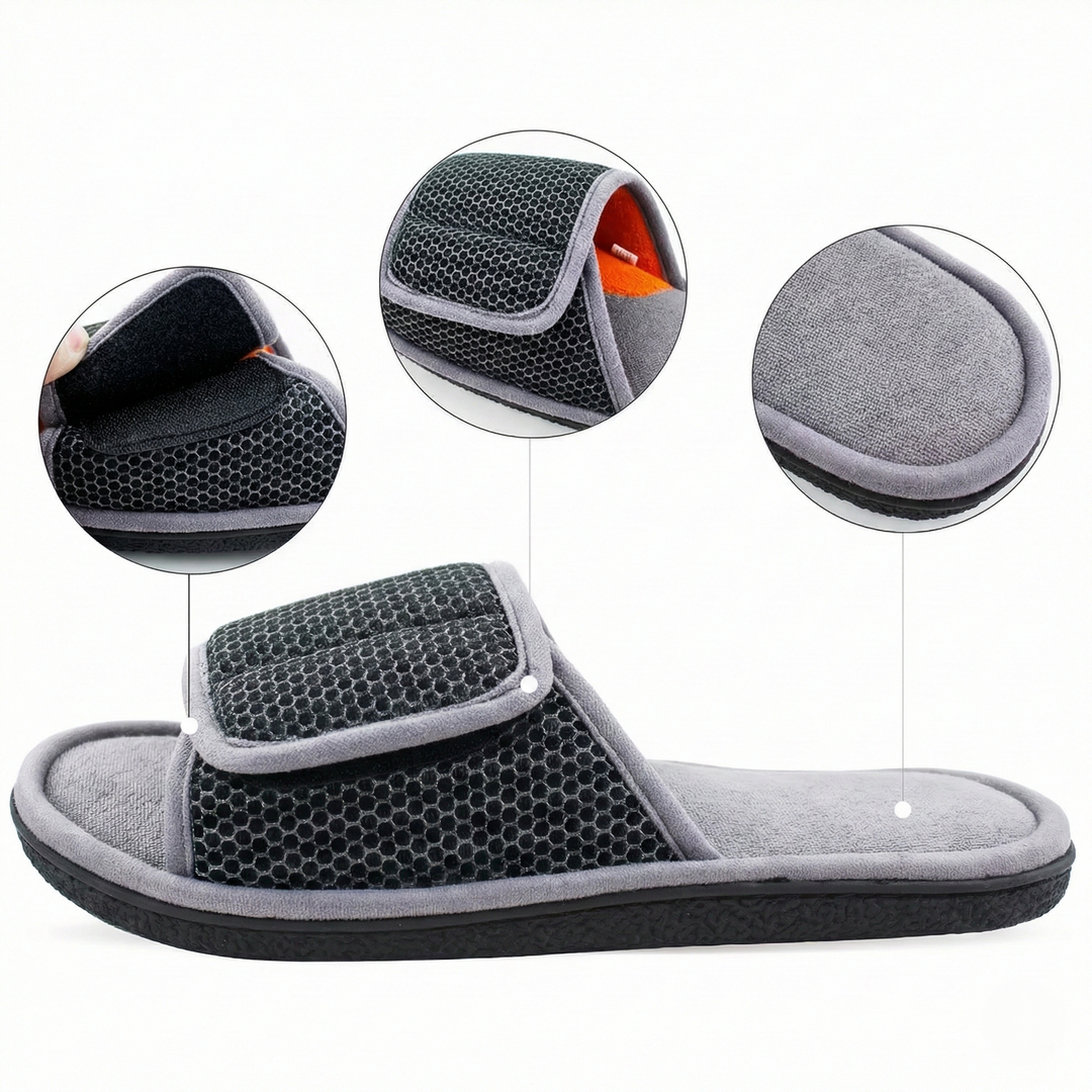 The Restore Adjustable Mesh Slipper - Heston Manor